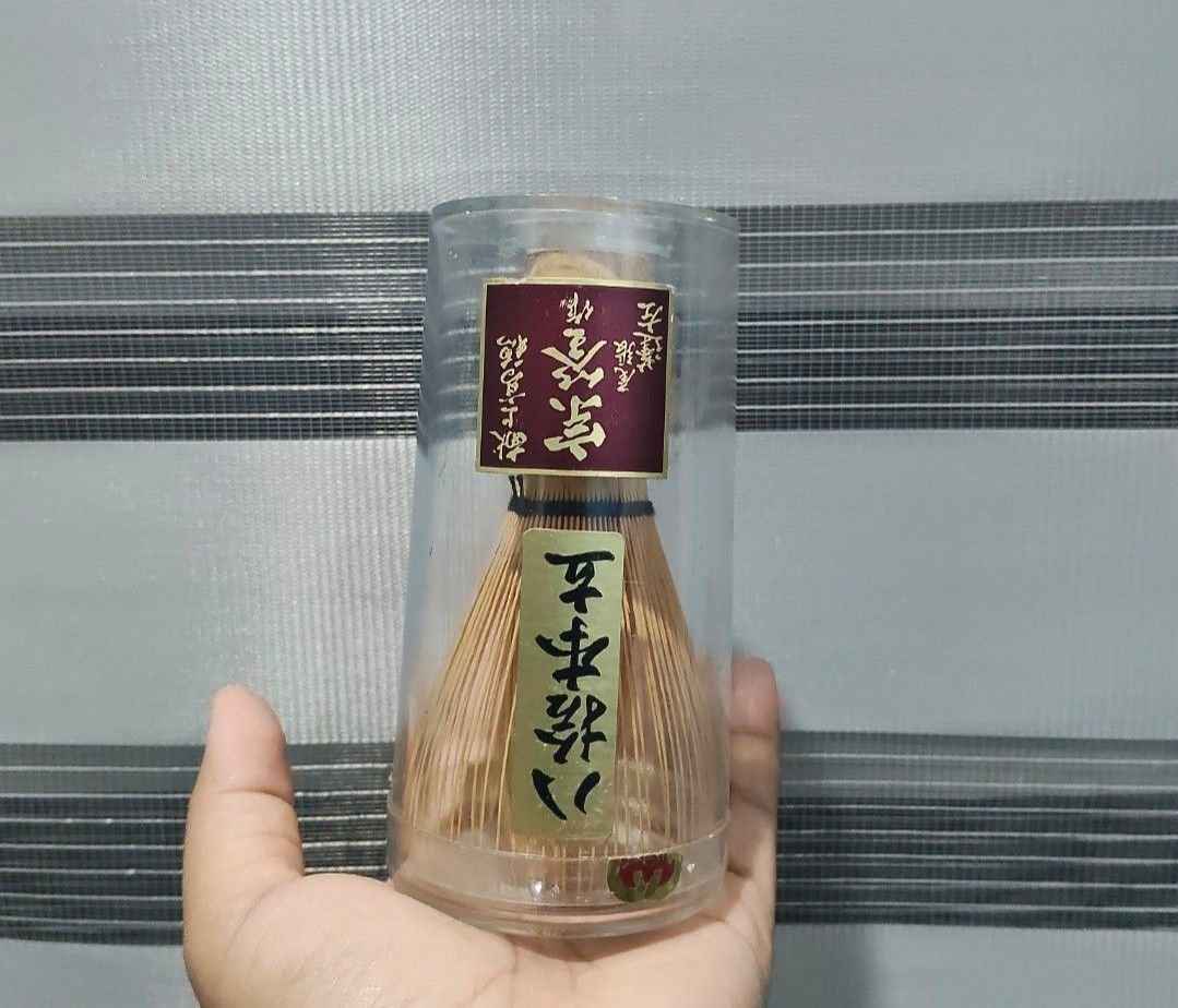Japanese Matcha Tea Whisk (Category: Coffee & Tea Tableware) located in Catbalogan. Submitted by jpnsrpls (Listing ID 1428266441, Image 1). Description: 🇯🇵 Japan Surplus 🍵 Authentic Bamboo Chasen (Matcha Whisk) ✨ Perfect for smooth & frothy matcha 📦 With protective case.