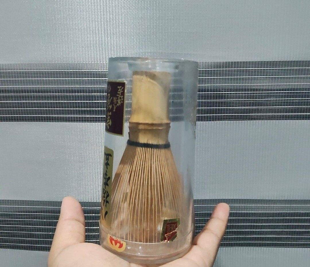 Japanese Matcha Tea Whisk (Category: Coffee & Tea Tableware) located in Catbalogan. Submitted by jpnsrpls (Listing ID 1428266441, Image 2). Description: 🇯🇵 Japan Surplus 🍵 Authentic Bamboo Chasen (Matcha Whisk) ✨ Perfect for smooth & frothy matcha 📦 With protective case.