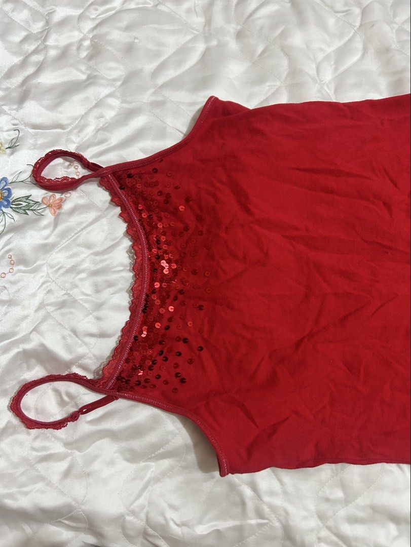 Justice Red Tank Top Size 16 (Category: Sleeveless) located in Pinamalayan. Submitted by _dragonfly (Listing ID 1428379389, Image 2). Description: .