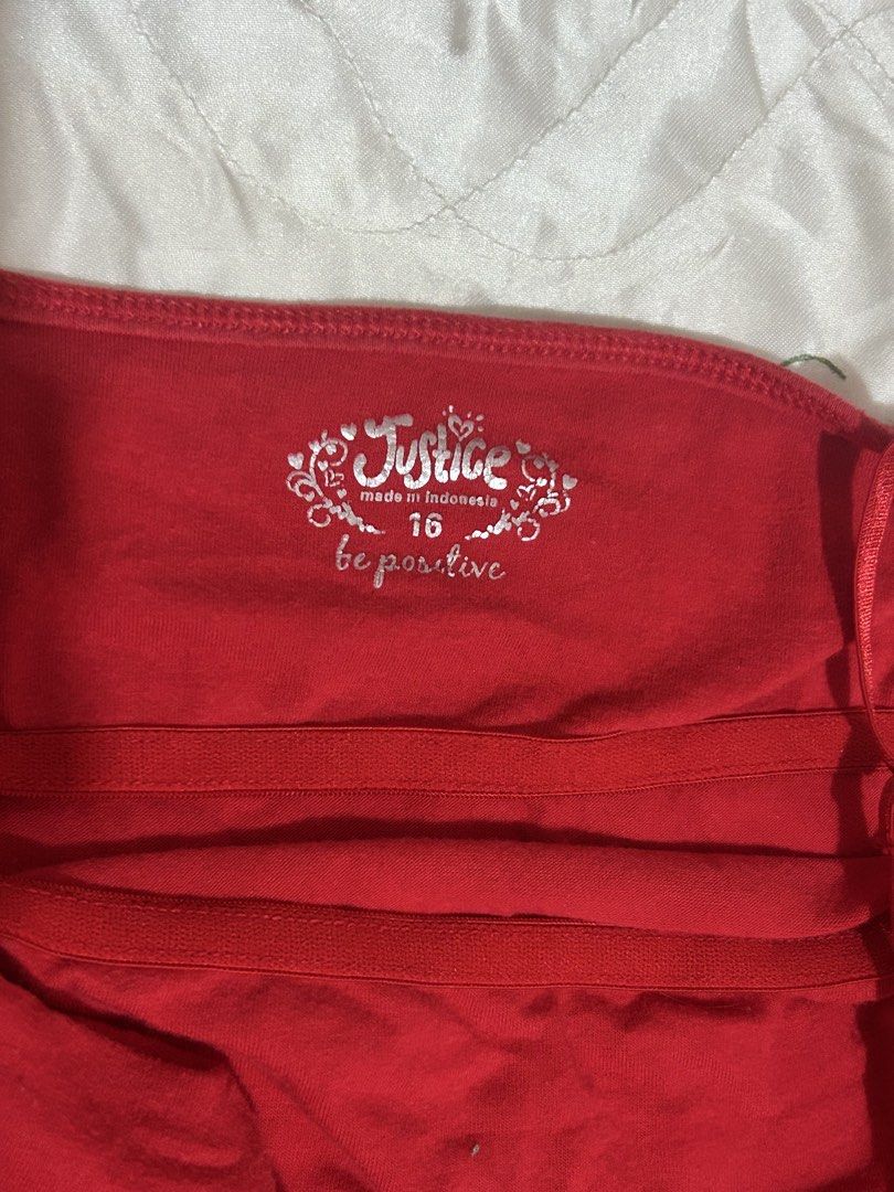 Justice Red Tank Top Size 16 (Category: Sleeveless) located in Pinamalayan. Submitted by _dragonfly (Listing ID 1428379389, Image 3). Description: .