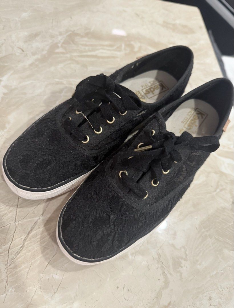 Keds Black Lace Sneakers (Category: Sneakers) located in Santa Rosa. Submitted by janey_22 (Listing ID 1428388511, Image 2). Description: .