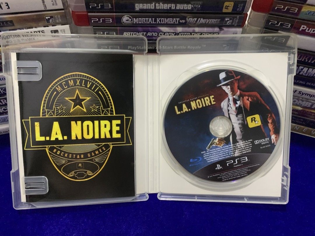 L.A. Noire - PS3 CD Game (Category: PlayStation) located in Muntinlupa City. Submitted by echo.066 (Listing ID 1428262508, Image 2). Description: FOR SALE PLAYSTATION 3 CD GAME 800 PHP L.A. NOIRE MINT CONDITION AVAILABLE FOR DELIVERY VIA LALAMOVE AVAILABLE FOR SHIPPING VIA J&T EXPRESS MODE OF PAYMENT : BANK / GCASH / MAYA PLEASE CHECK MY PROFILE FOR MORE CD'S GAMES/MUSIC/MOVIE MUNTINLUPA CITY LOCATION.
