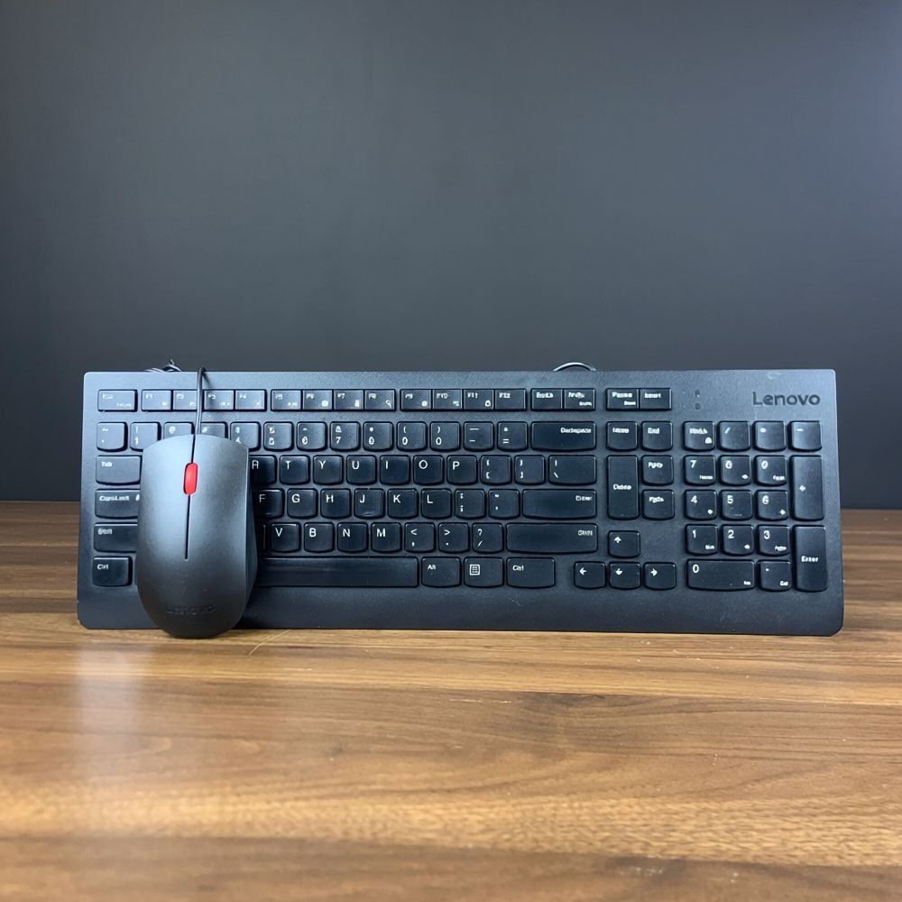 LENOVO KEYBOARD AND MOUSE COMBO SLIGHTLY USED (Category: Computer Keyboard) located in Mandaluyong City. Submitted by cjozinet (Listing ID 1428326660, Image 1). Description: LENOVO KEYBOARD AND MOUSE COMBO SLIGHTLY USED MANY STOCKS AVAILABLE NO WARRANTY TEST ALL YOU WANT..