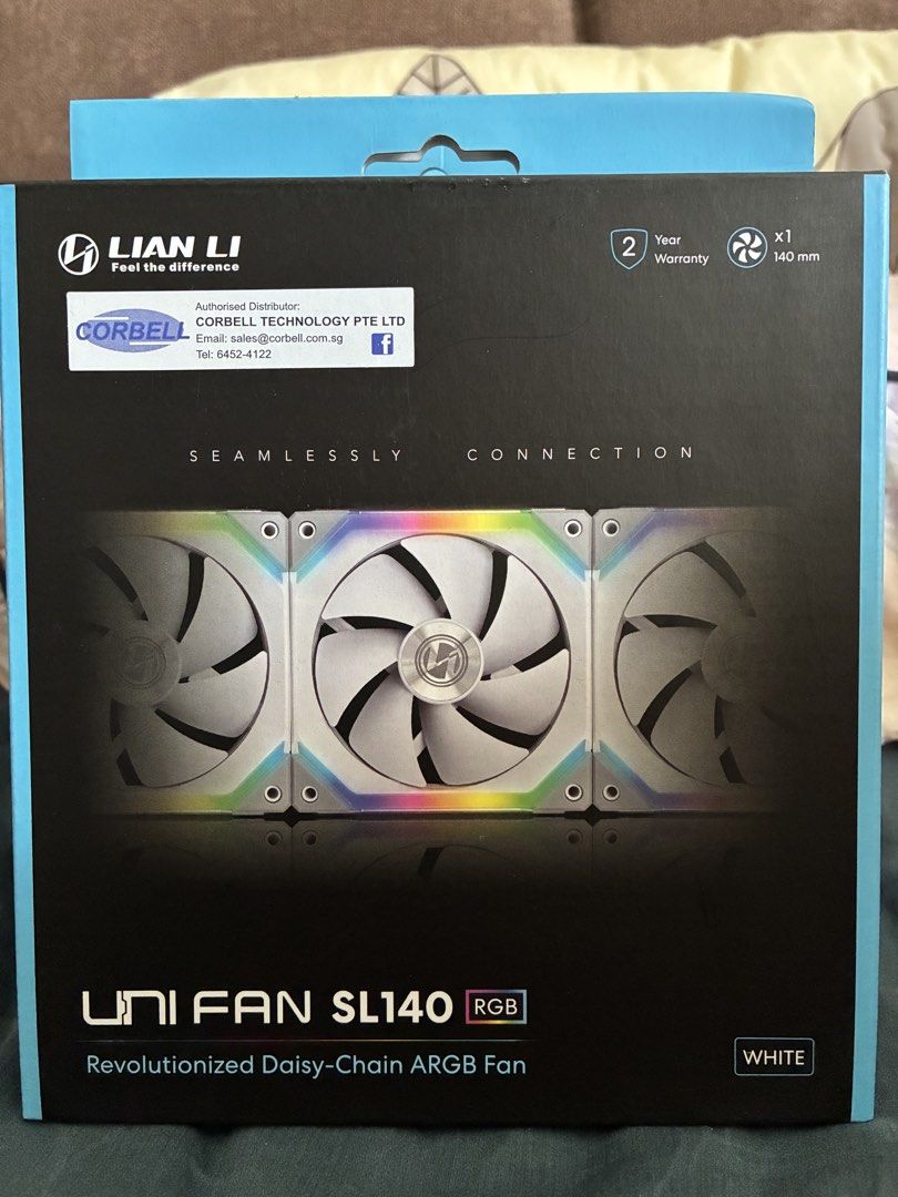 Lian Li Uni Fan SL140 RGB White