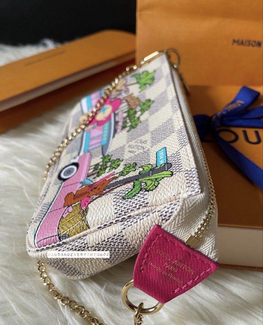 Louis Vuitton Damier Ebene Mini Pochette (Category: Luxury Bags & Wallets) located in Las Pinas. Submitted by bagsandeverything_02 (Listing ID 1428337943, Image 2). Description: 100% authentic 32k only Price is final Comes with complete set and receipt .