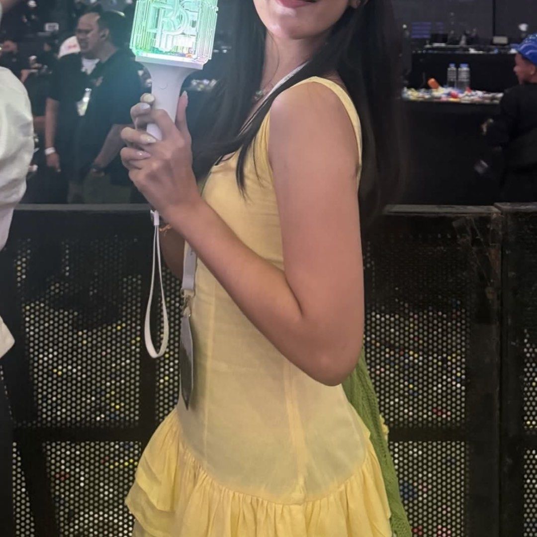 Mini Yellow Ruffle Coquette Dress (Category: Dresses) located in Quezon City. Submitted by leyannash (Listing ID 1428406688, Image 3). Description: 1 time use only altered the waist area for reference im 32A bust 25 waistline 5'4 half height qc area near katipunan.