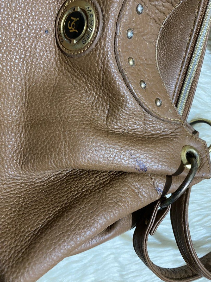 Marses Brown Leather Handbag (Category: Tote Bags) located in Caloocan City. Submitted by declutterbycha (Listing ID 1428395880, Image 2). Description: 💰MODE OF PAYMENT: Unionbank, Maribank, Gotyme, Gcash 📦MODE OF DELIVERY: LBC Express, J & T Express, Grab, Lalamove .