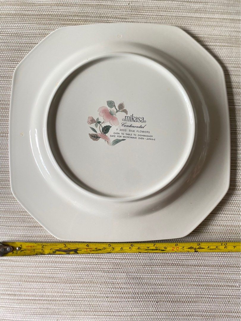 Mikasa Continental Silk Flowers Dish Plate (Category: Dinnerware & Cutlery) located in Davao. Submitted by shauitoys2019 (Listing ID 1428372537, Image 3). Description: Mikasa from Japan.