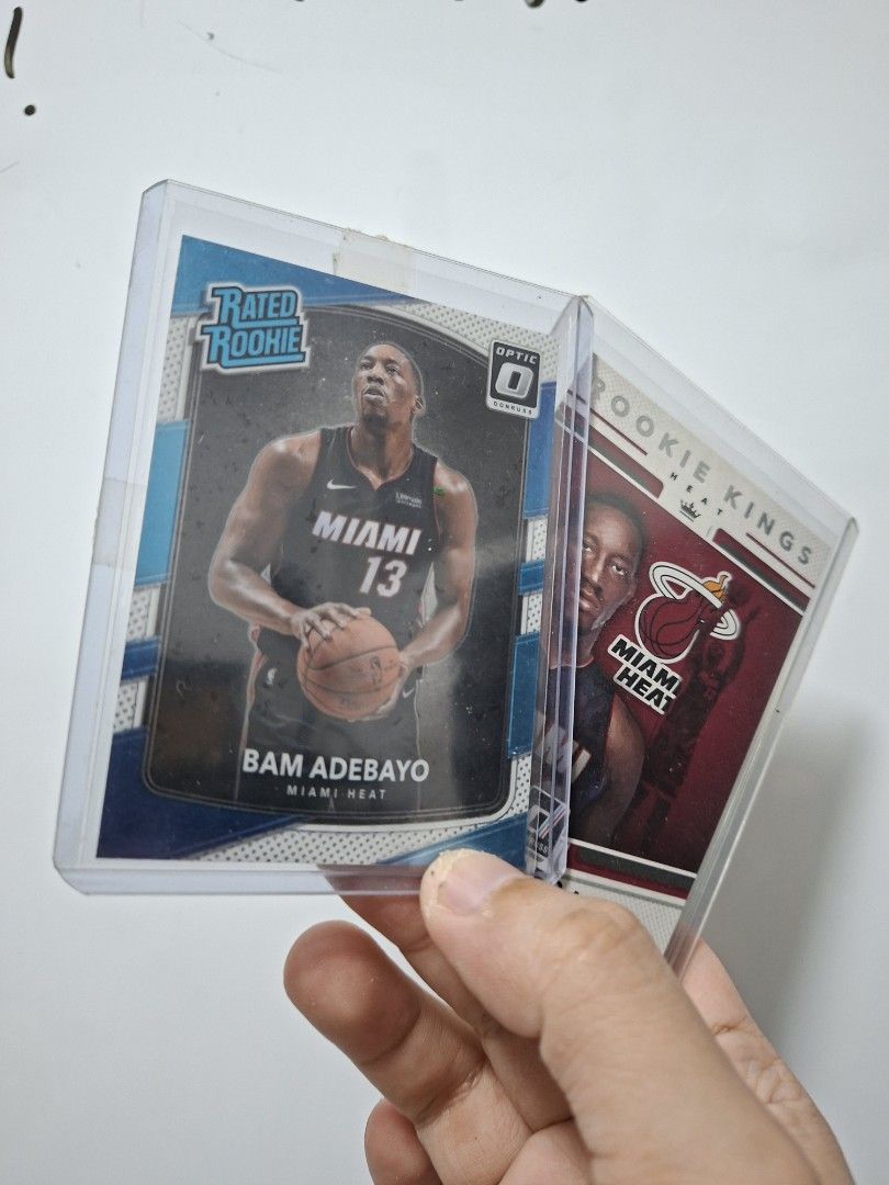 NBA Bam Adebayo Rookie Card (Category: Raw Singles) located in Antipolo. Submitted by cobys4 (Listing ID 1428405193, Image 2). Description: Payment thru GCASH PM lang if interested! Will ship via JNT or Lalamove if within area LOCATION: Antipolo Rizal.