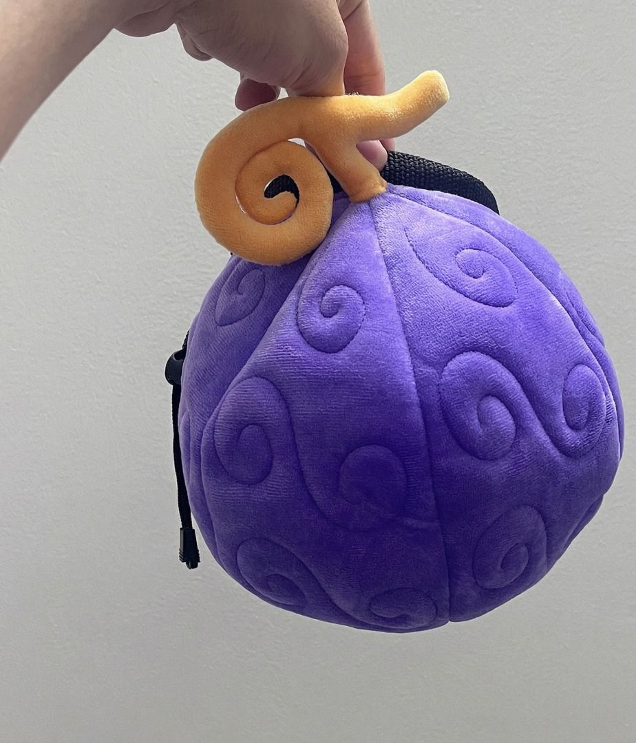 One Piece Gum Gum Devil Fruit Bouldering Chalk Bag (Category: Other Sports Equipment and Supplies) located in Marikina City. Submitted by secondlifecloset (Listing ID 1428303010, Image 2). Description: Gum Gum Devil Fruit 🍇 Chalk Bag for 🧗 Climbing and Bouldering For the One Piece Fans. Message me @scarysends_ 👻 on Instagram 📷 for Custom Orders Will make you a V17 climber instantly! ⛰️ Can do Delivery or Meetups at BHive Greenhills or Boulder