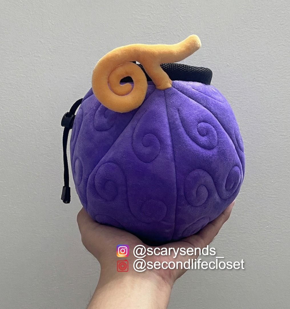 One Piece Gum Gum Devil Fruit Bouldering Chalk Bag (Category: Other Sports Equipment and Supplies) located in Marikina City. Submitted by secondlifecloset (Listing ID 1428303010, Image 1). Description: Gum Gum Devil Fruit 🍇 Chalk Bag for 🧗 Climbing and Bouldering For the One Piece Fans. Message me @scarysends_ 👻 on Instagram 📷 for Custom Orders Will make you a V17 climber instantly! ⛰️ Can do Delivery or Meetups at BHive Greenhills or Boulder