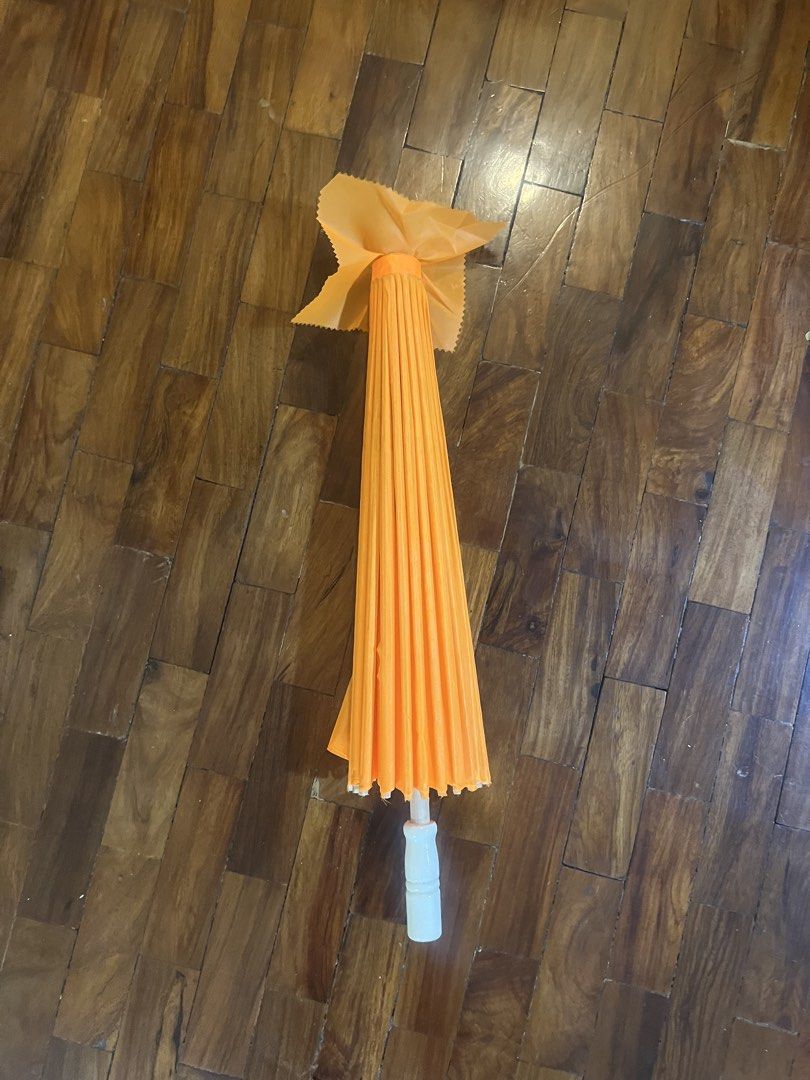 Orange Parasol Umbrella (Category: Umbrellas) located in Quezon City. Submitted by jillylilly (Listing ID 1428360062, Image 2). Description: Orange parasol umbrella. Bright and stylish. Perfect for photoshoot or events. .