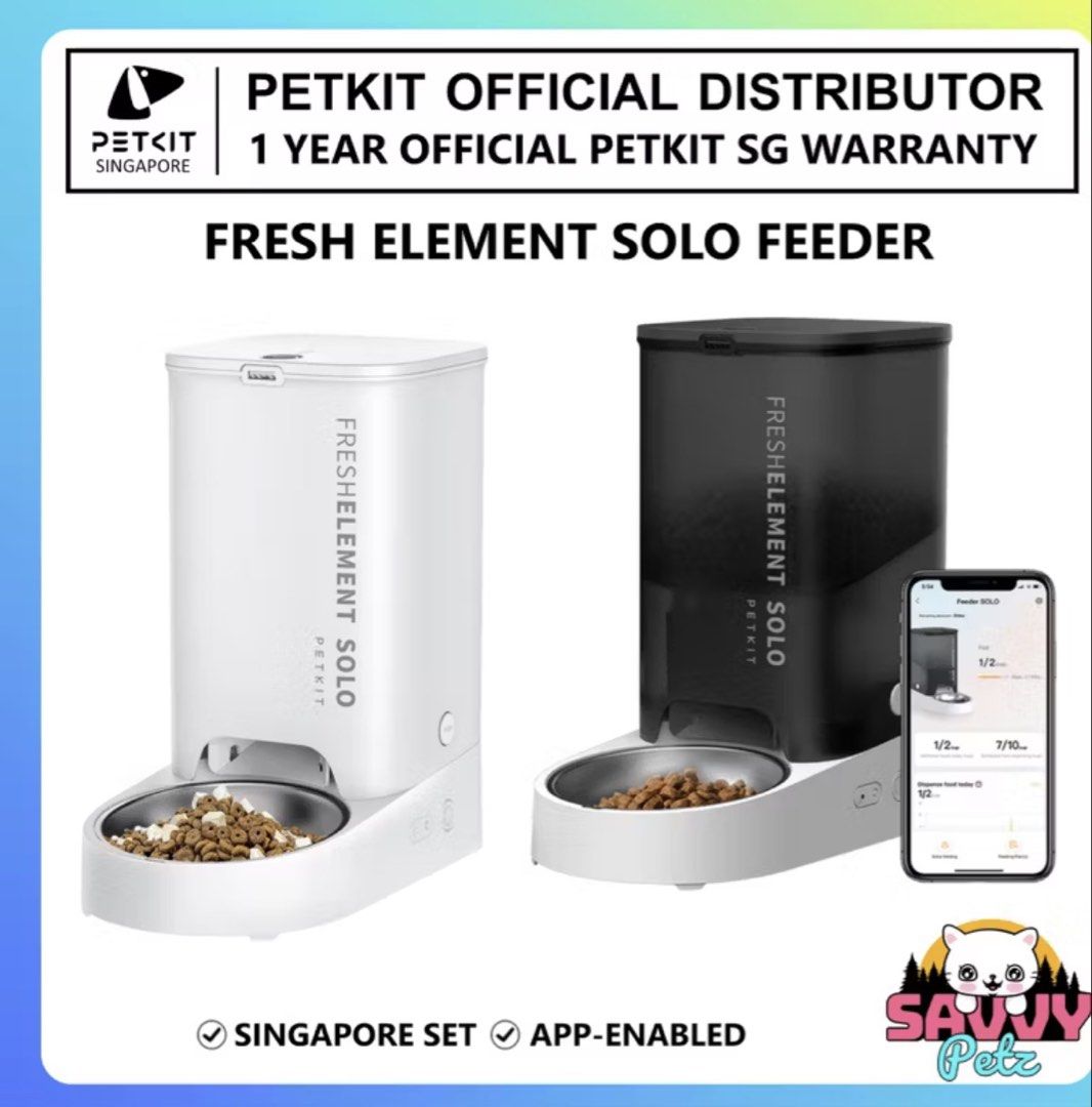Petkit Fresh Element Solo Smart Feeder Pet Supplies Homes Other Pet Petkit Fresh Element Solo Smar 1774436790 2a67096e Progressive 
