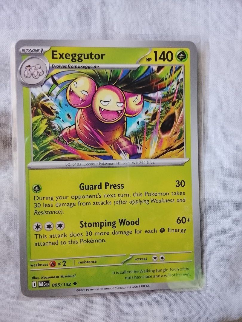 Pokemon Card - Exeggutor (Category: Raw Singles) located in Santa Rosa. Submitted by 10pesoshop_09 (Listing ID 1428294067, Image 1). Description: ✨ TCG Cards For Sale ✨ 💰 Mode of Payment (MOP): GCash only 📦 Mode of Delivery (MOD): LBC / Flash Express 📍 Location: Santa Rosa, Nueva Ecija 🔒 Safekeeping is allowed for sure buyers Exeggutor 5php Team Rocket Sneasel 10php Hitmonchan 5php Azumarill 5php Noctowl 8php Kyogre 10php.