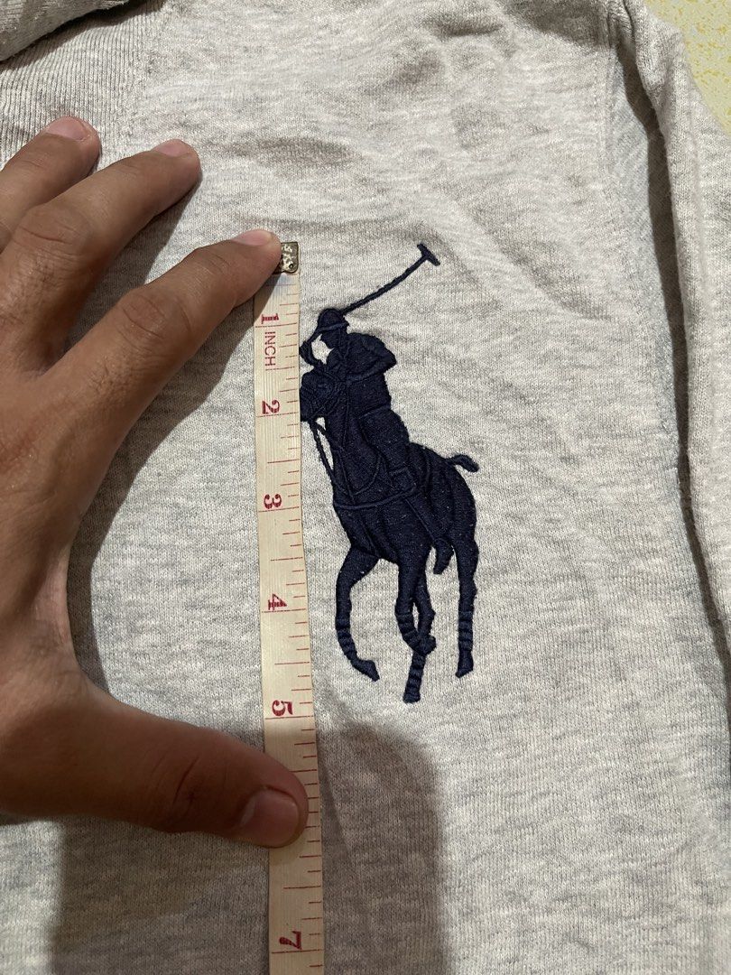 Polo by Ralph Lauren Sweatshirt (Category: Coats, Jackets and Outerwear) located in Manila. Submitted by stuzzygod (Listing ID 1428312309, Image 2). Description: POLO RALPH LAUREN SWEATSHIRT (pang bata pero kasya s adult small) Dimes 19*24 Size small Good Condition No issue .