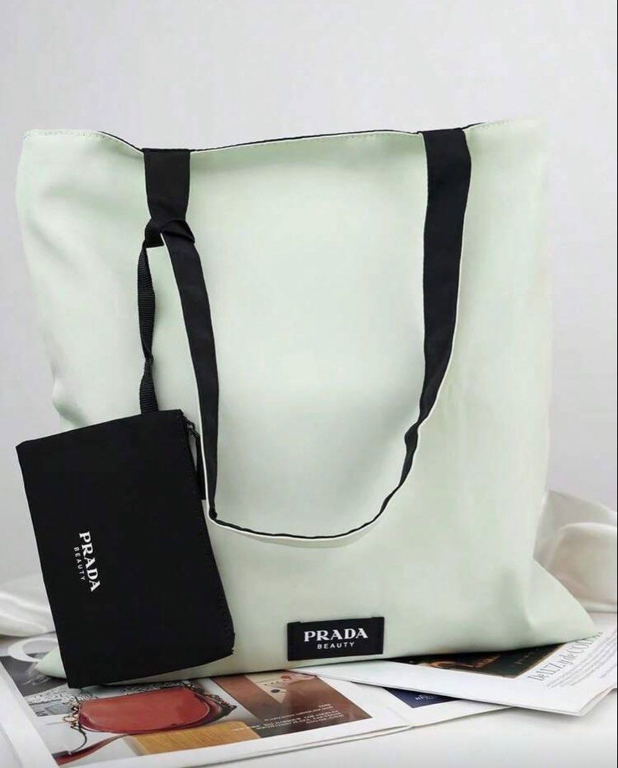 Prada Beauty Dual-Sided Tote Bag (Category: Luxury Bags & Wallets) located in Santa Rosa. Submitted by loveartsyluxe (Listing ID 1428316843, Image 1). Description: .