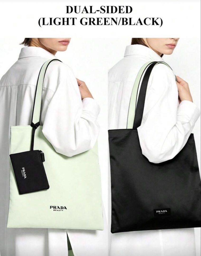 Prada Beauty Dual-Sided Tote Bag (Category: Luxury Bags & Wallets) located in Santa Rosa. Submitted by loveartsyluxe (Listing ID 1428316843, Image 2). Description: .