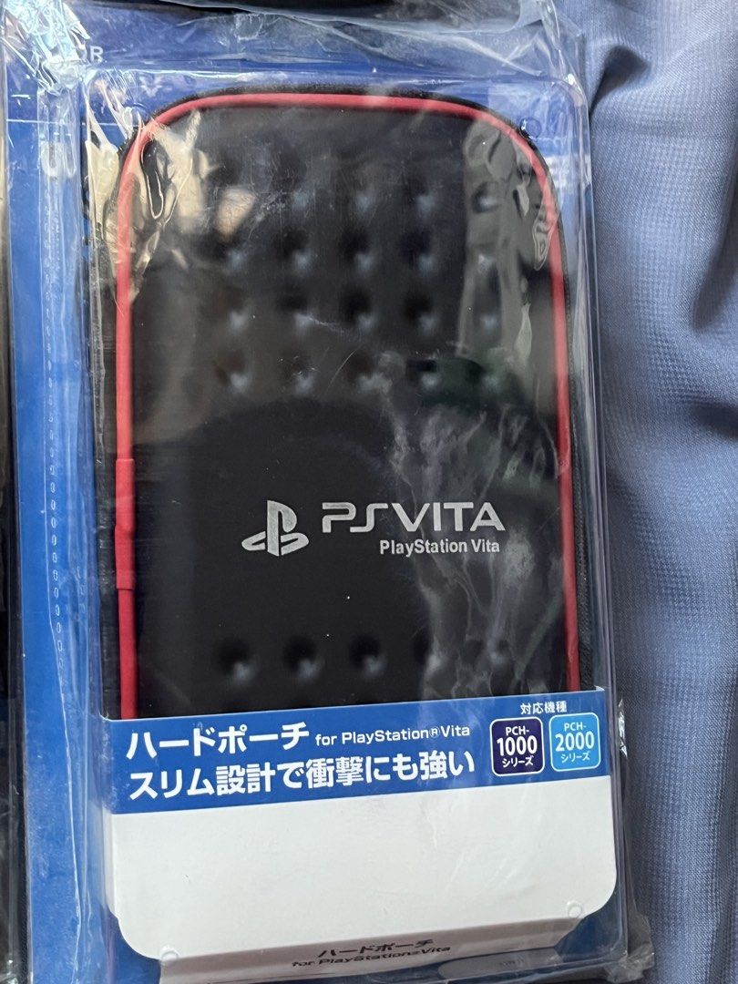 Psvita accessories hard pouch (Category: PlayStation) located in Quezon City. Submitted by juhaire (Listing ID 1428408307, Image 2). Description: Psvita accessories available beand new Hard pouch 300 Clear case250 Thumb grip pair 100 Ac charger 250 Strap each 150 Temperd glass 200.