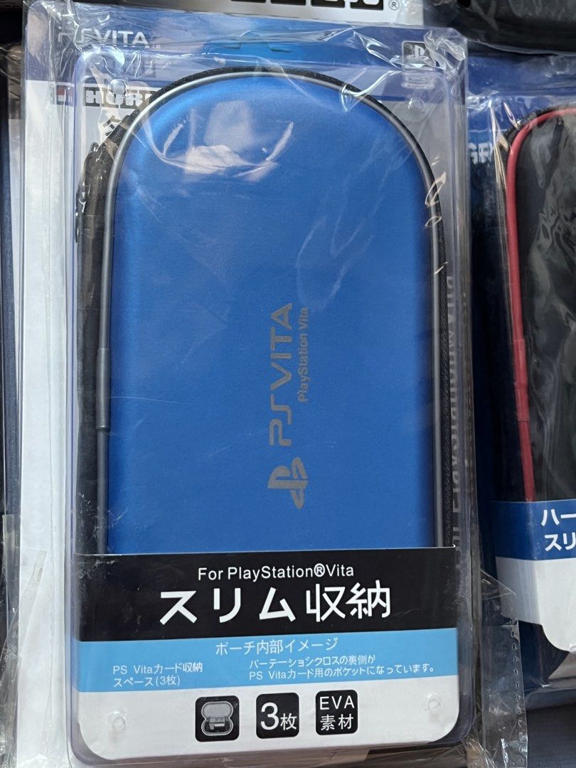 Psvita accessories hard pouch (Category: PlayStation) located in Quezon City. Submitted by juhaire (Listing ID 1428408307, Image 3). Description: Psvita accessories available beand new Hard pouch 300 Clear case250 Thumb grip pair 100 Ac charger 250 Strap each 150 Temperd glass 200.
