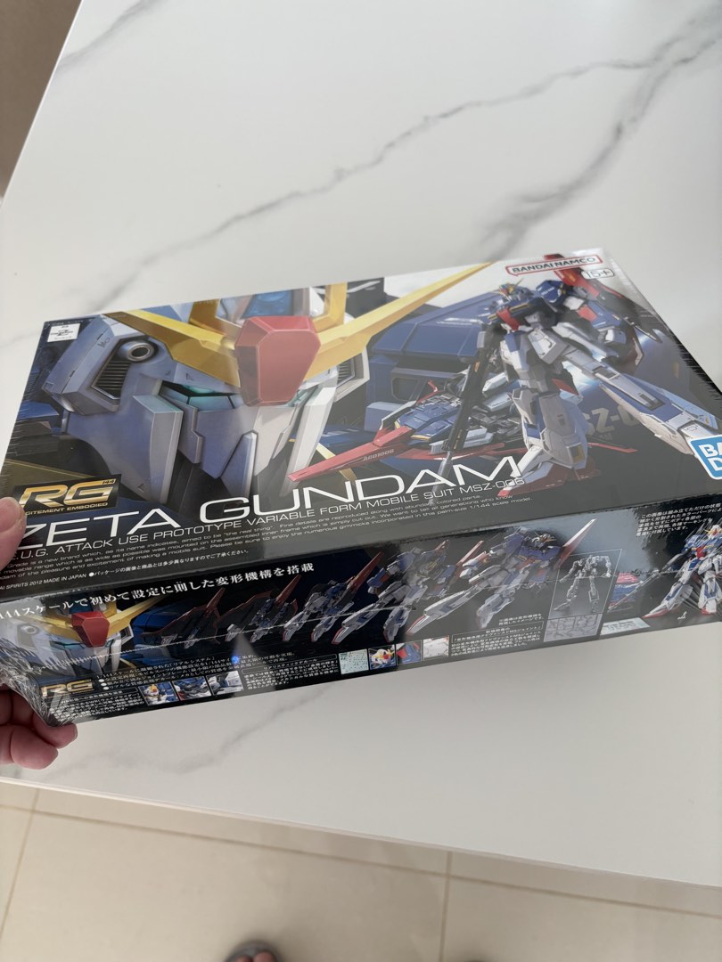 Zeta Model Kit Collection RG Zeta Gundam Model Kit, Hobbies & Toys, Toys & Games on Carousell
