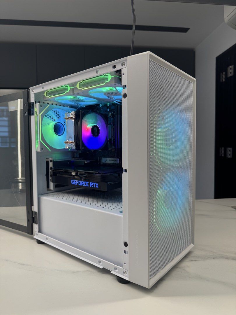 Ryzen 5 5600 RTX 3060TI RGB WHITE GAMING PC