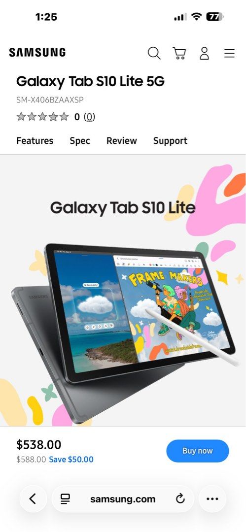 Samsung Galaxy Tab S10 Lite412457637218897921