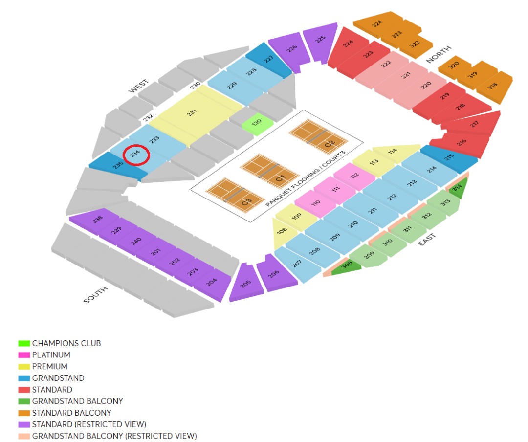 Section 234 - KFF Singapore Badminton Open 2026 (Side by Side), Tickets ...