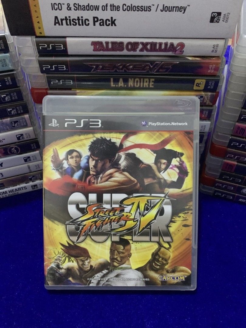 Super Street Fighter IV - PS3 CD Game (Category: PlayStation) located in Muntinlupa City. Submitted by echo.066 (Listing ID 1428262118, Image 1). Description: FOR SALE PLAYSTATION 3 CD GAME 850 PHP SUPER STREET FIGHTER IV MINT CONDITION AVAILABLE FOR DELIVERY VIA LALAMOVE AVAILABLE FOR SHIPPING VIA J&T EXPRESS MODE OF PAYMENT : BANK / GCASH / MAYA PLEASE CHECK MY PROFILE FOR MORE CD'S GAMES/MUSIC/MOVIE MUNTINLUPA CITY LOCATION .