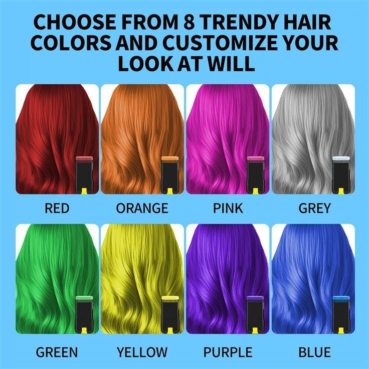 Temporary Hair Dye - 8 Colors Available (Category: Hair) located in Manila. Submitted by malianman (Listing ID 1428332290, Image 1). Description: Transform your look with this temporary hair dye! Choose from eight vibrant colors: red, orange, pink, grey, green, yellow, purple, and blue. Customize your style and experiment with different looks. Perfect for a fun, temporary change. Easy to apply and wash out. Get ready to express yourself!.