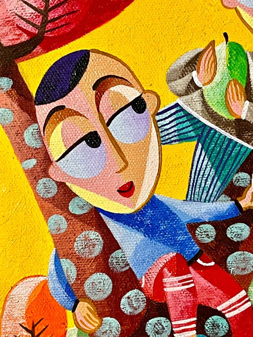 The Mango Chase - Jovan Benito (Category: Art & Prints) located in Taguig. Submitted by drybrushgallery (Listing ID 1428322313, Image 3). Description: The Mango Chase Jovan Benito, 2026 Oil on Canvas Artwork Dimension: 10" x 8" with Certificate of Authenticity PM FOR INQUIRY 0917 565 2917 .