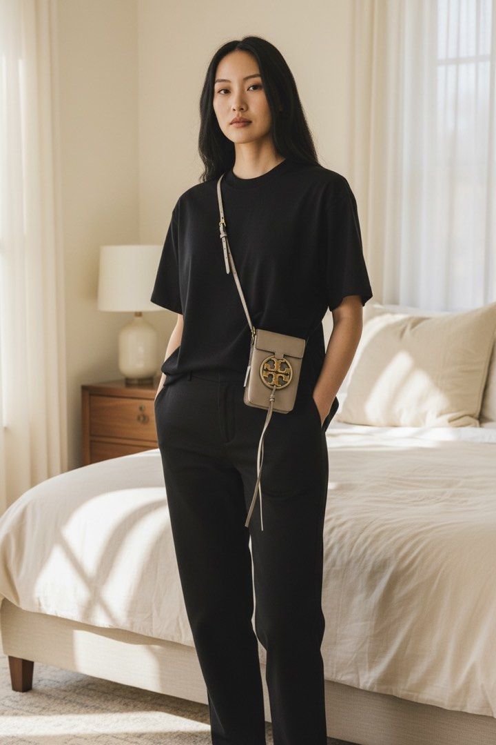 Tory Burch Miller Crossbody Bag Authentic (Category: Luxury Bags & Wallets) located in Quezon City. Submitted by fashionalley_88 (Listing ID 1428328221, Image 1). Description: Tory Burch Miller Smartphone Crossbody Bag | Preowned | Authentic | SALE 💰 Price ₱8,000 (On Sale 🔥) 📄 Description Chic and functional, this Tory Burch Miller Smartphone Crossbody Bag is perfect for everyday use—lightweight, compact, and stylish. ✨ Details: • Brand: Tory 