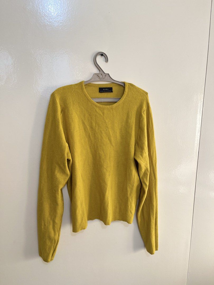 Zara Yellow Sweater (Category: Longsleeves) located in Pagsanjan. Submitted by luandeclutter (Listing ID 1428331134, Image 1). Description: .