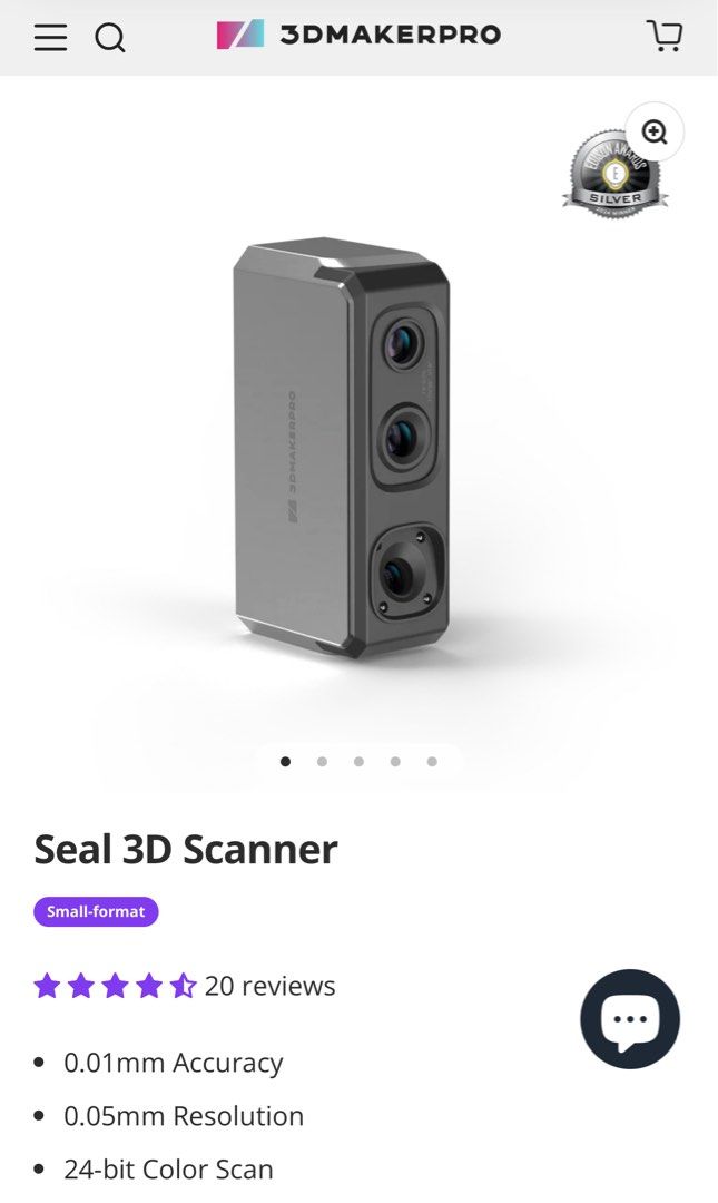 3D MakerPro Seal 3D Scanner444134684864686081
