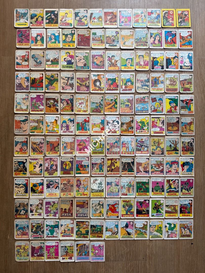 80s 90s Tagalog Pelikula Teks Set C (138pcs) (Category: Vintage Collectibles) located in Quezon City. Submitted by dark16ph (Listing ID 1428510668, Image 1). Description: 138pcs of assorted teks from the 80s & 90s. SF: Buyer covers the shipping fee Mailing & Delivery: J&T / LBC Payment via GCASH Balintawak QC Area.