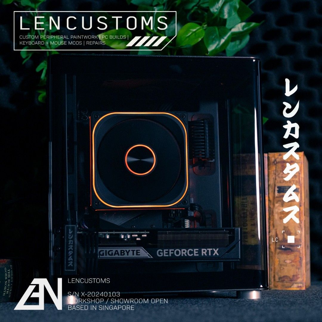 [ ERIS ] Stealth Black Minimalist ITX PC