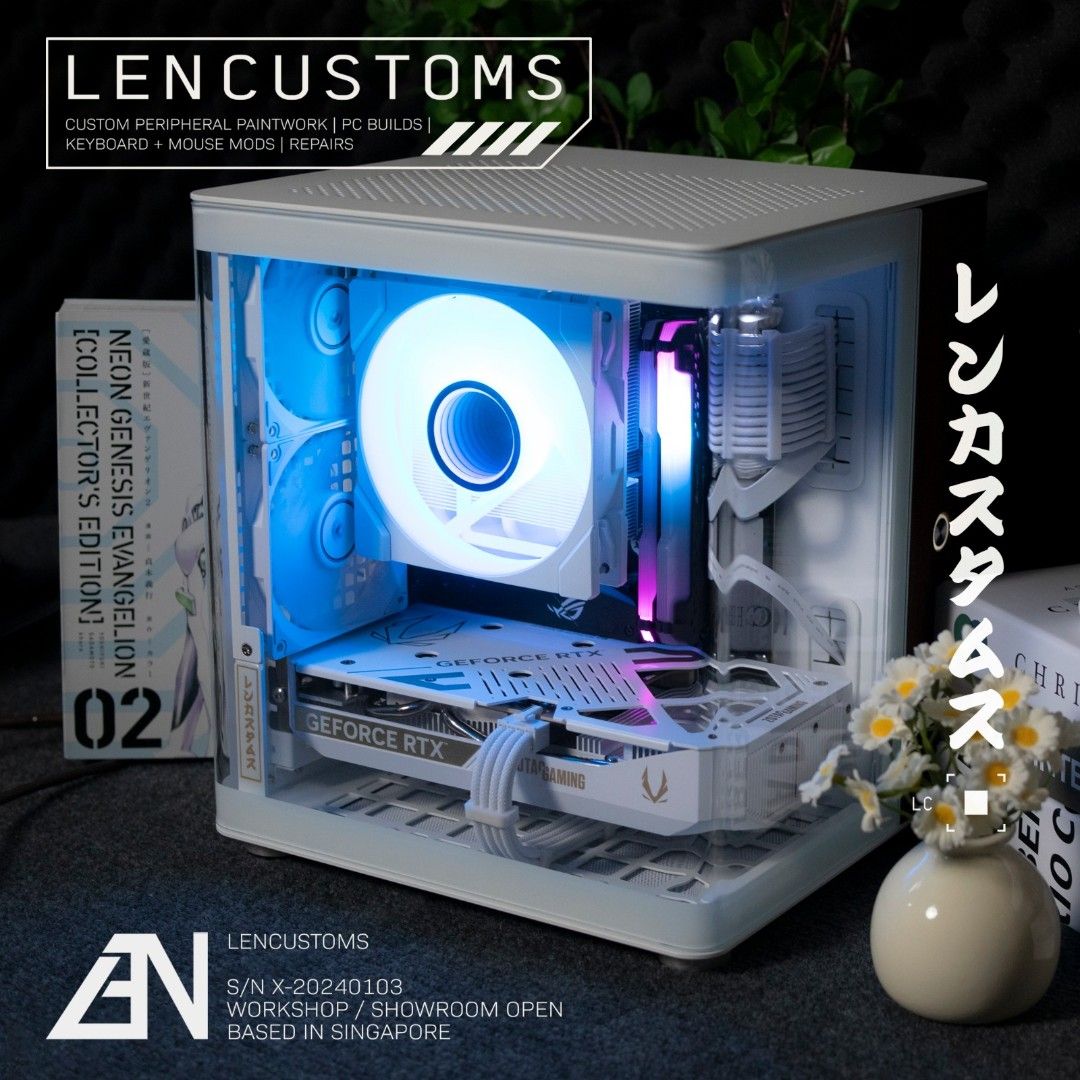 [ IXION ] Full White Minimalist ITX PC419623199908177921