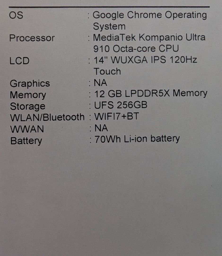Acer Chromebook Plus Spin 514 - Brand New412451376380651520