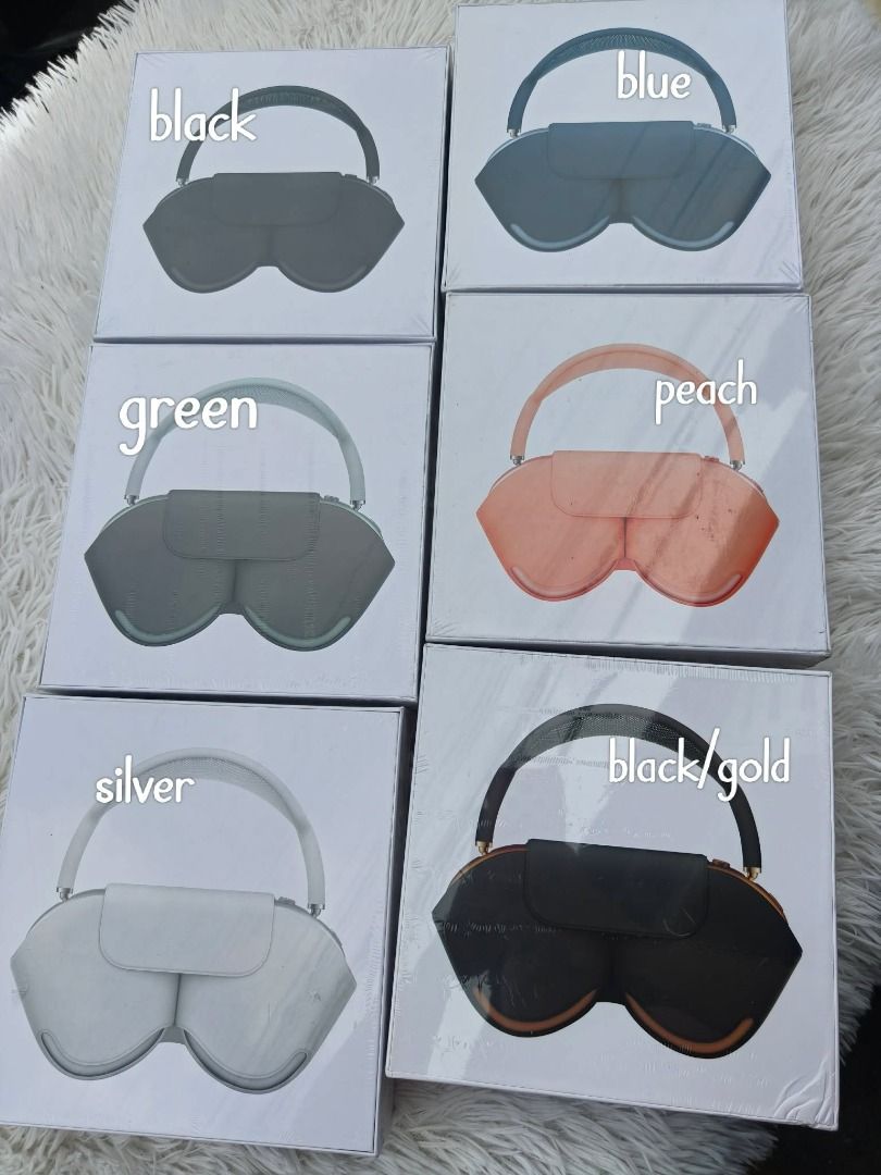 Apple Airpods Maxx HeadPhones (Category: Headphones & Headsets) located in Muntinlupa City. Submitted by chevyxcs (Listing ID 1428480573, Image 3). Description: message me on my bio since i am on hold to take orders in carousell imessage/call for a faster transaction Airpods maxx ( headphones 🎧 ) • active noise cancellation Black 🖤 Blue 💙 Green 💚 Peach 🍑 Black/.Gold 🪙 Silver 🤍.