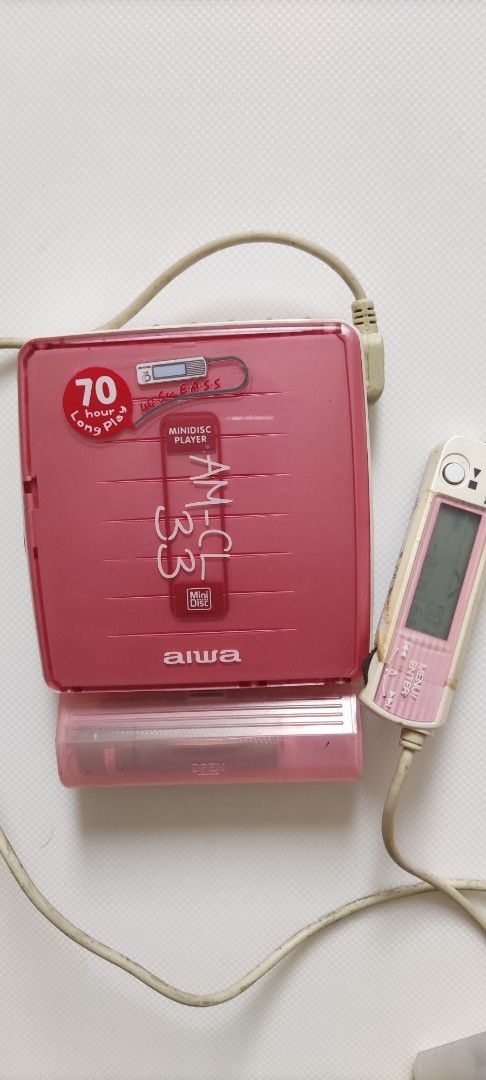 Aiwa AM-CL33 MiniDisc Player, 音響器材, 音樂播放裝置MP3及CD Player