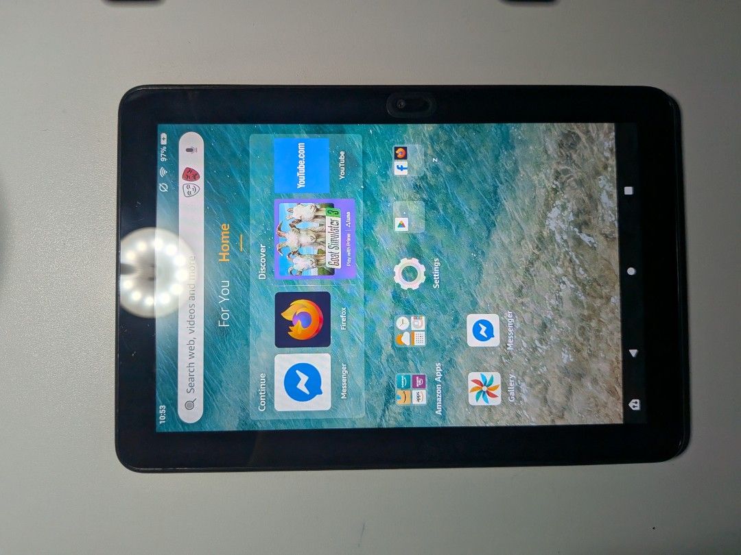 Amazon Fire HD 8 (10th generation) (Category: Android) located in Caloocan City. Submitted by luckycat_444 (Listing ID 1428578736, Image 2). Description: AMAZON FIRE HD 8.