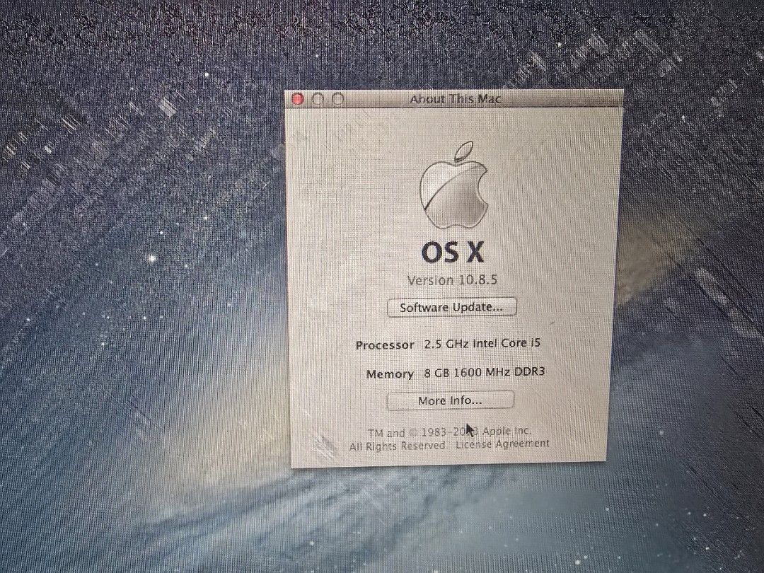Apple MacBook Pro A1289412463094500567043