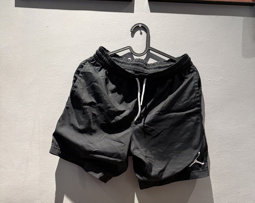 Authentic Nike Jordan black woven shorts (Category: Babies & Kids Fashion) located in Quezon City. Submitted by iamannp (Listing ID 1428463891, Image 1). Description: Authentic Jordan shorts Store bought Pls expect signs of usage as this is a used item Size is medium Will fit 9-12 yo.