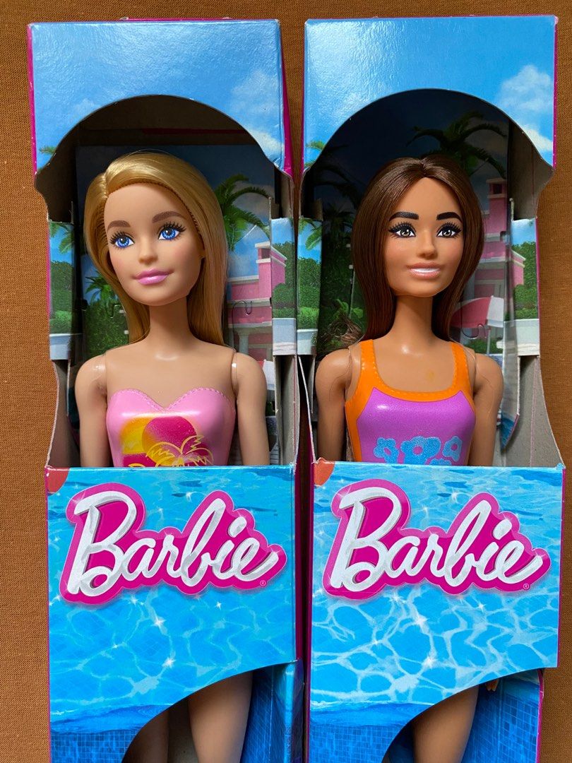 Barbie Beach Doll (Bundle) (Category: Kids Toys) located in Abucay. Submitted by francisbuenopantaleon (Listing ID 1428431225, Image 1). Description: Brandnew in the box -Barbie Beach Doll (Bundle 2 Dolls) Payment: Gcash+Sf Delivery: JNT Express .