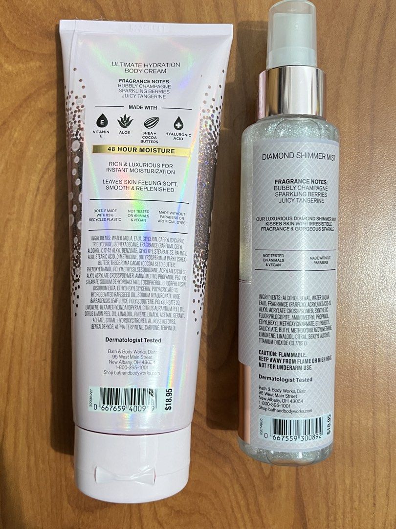 Bath & Body Works Champagne Toast Set (Category: Body Care) located in Marikina City. Submitted by leannejasmin (Listing ID 1428479830, Image 2). Description: .