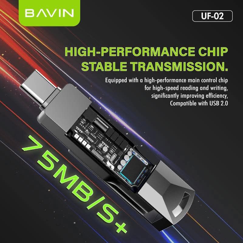 Bavin UF-02 2-in-1 Dual Interface Flash Drive (Category: Hard Disks & Thumbdrives) located in Manila. Submitted by iliasjen3082126 (Listing ID 1428572000, Image 3). Description: ORIGINAL Bavin UF-02 USB-OTG Flash Drive * 16gb=32gb=; 64gb 128gb=256gb=.