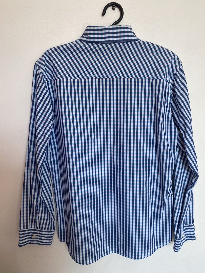 Bossini Checkered Long Sleeve Shirt 2XL (Category: Tshirts & Polo Shirts ) located in Paranaque City. Submitted by livefire_87f850 (Listing ID 1428488166, Image 2). Description: Brand: Bossini Size: 2XL Color: Blue and White Checkered Condition: Barely used and good as new Payment: GCash payment Delivery: Lalamove or J&T.