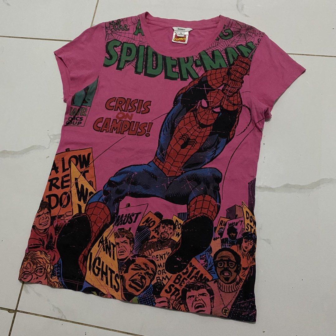 Bossini Spider-Man Graphic Tee XL (Category: Tshirts & Polo Shirts ) located in Manila. Submitted by emjaytricks (Listing ID 1428593750, Image 2). Description: .