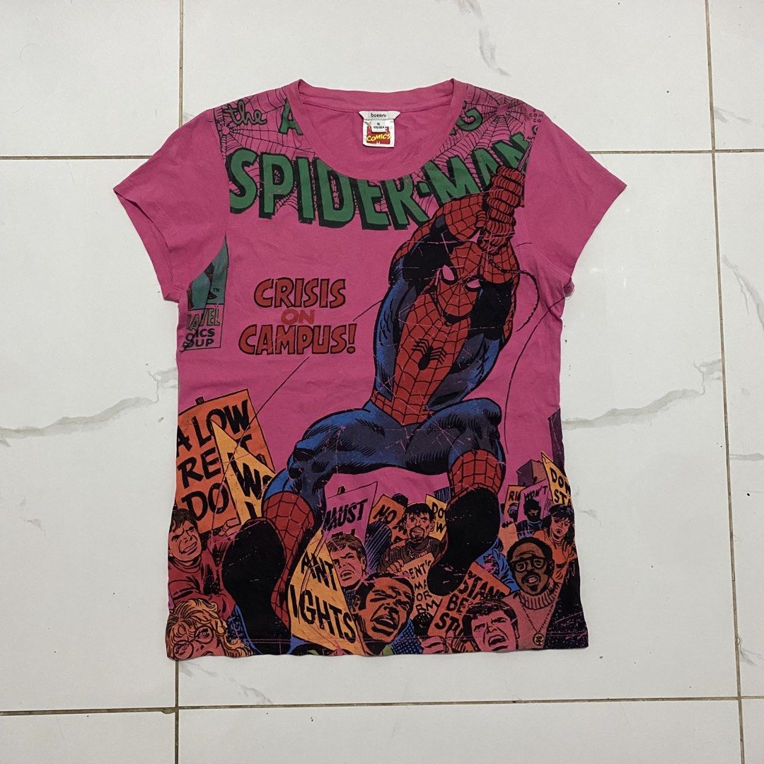 Bossini Spider-Man Graphic Tee XL (Category: Tshirts & Polo Shirts ) located in Manila. Submitted by emjaytricks (Listing ID 1428593750, Image 1). Description: .
