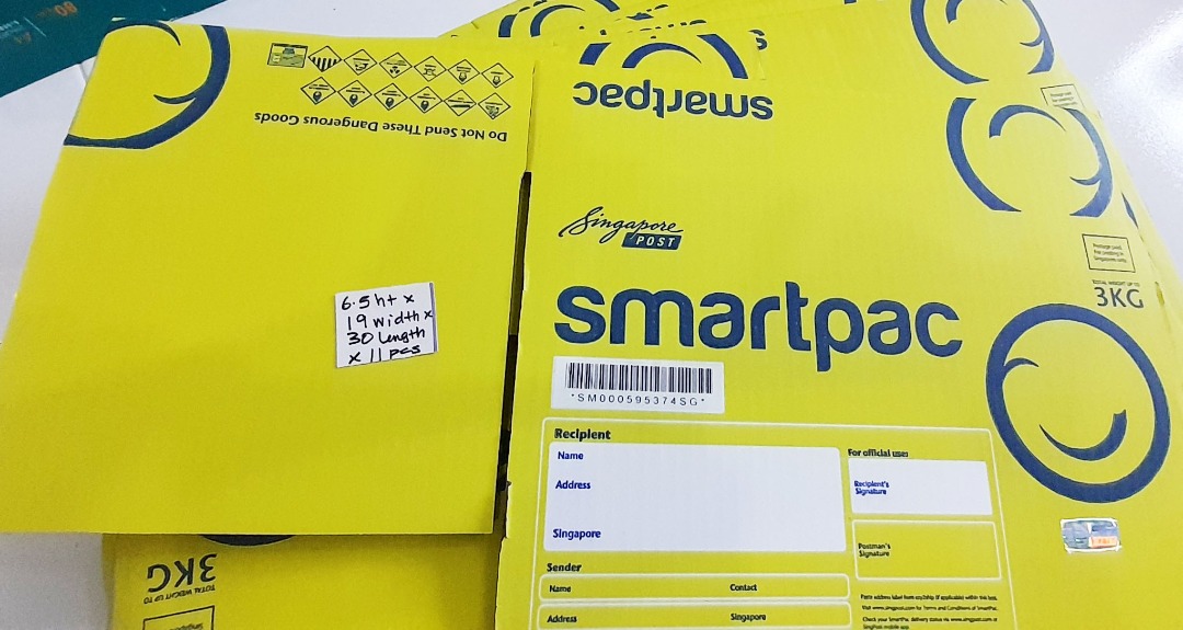 Brand new Singapore Post Smartpac Box, 3KG , total 11 pcs, Everything ...