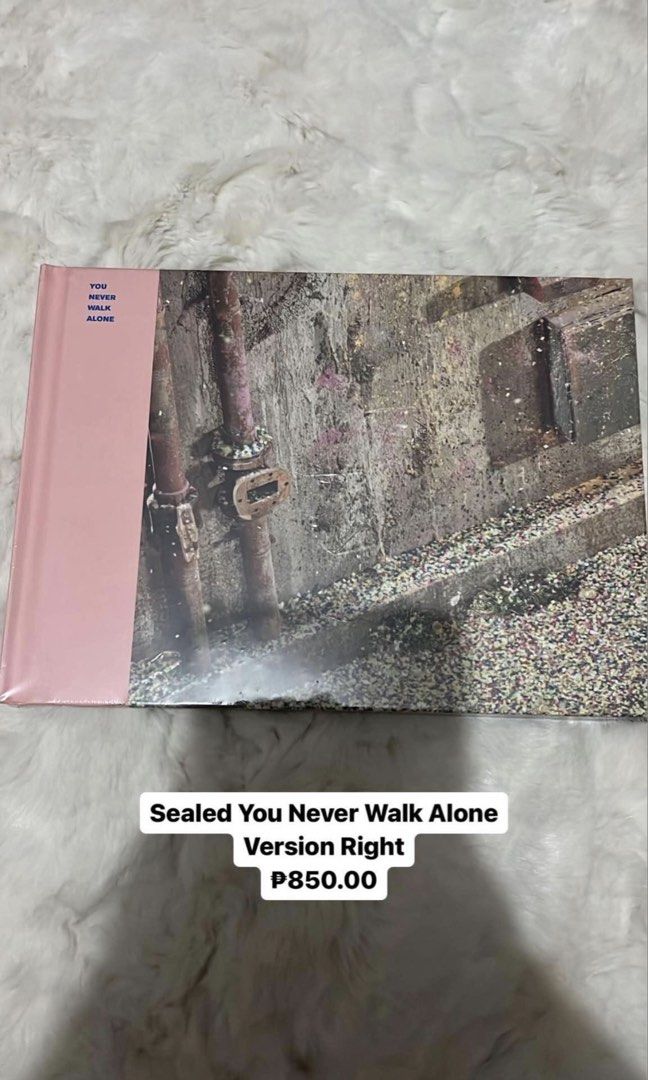 BTS You Never Walk Alone Album - Version Right (Category: CDs & DVDs) located in Mandaluyong City. Submitted by lhc96 (Listing ID 1428556904, Image 1). Description: Sealed and official.